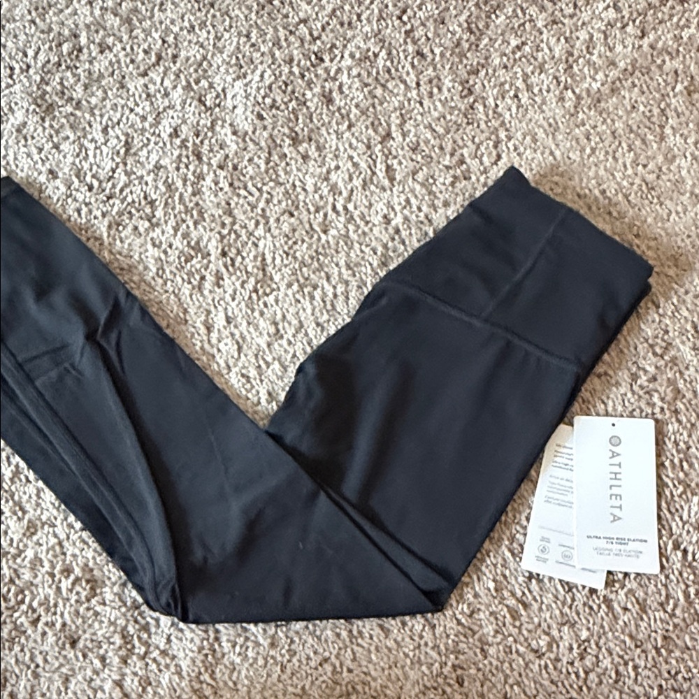 Athleta Black ultra high rise elation 7/8